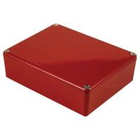 Hammond 1590XXRD Aluminium \'Stomp Box\' Enclosure Red (145 x 121 x ...