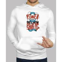 has great power comes with a great respons hoodie