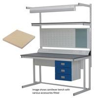 Hardwood Top Cantilever Workbench 1200w x 750d