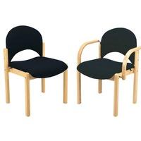 Harlekin Reception Chair with Beech legs