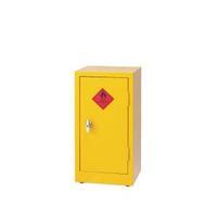 Hazardous Substance Storage Cabinet 28X14X12 inch CW 1 Shelf Yellow