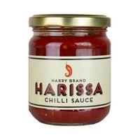 harry brand harissa chilli sauce jar 210gr