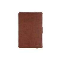 Hardcover Skin/Folio Stand for iPad Mini - Leather Brown
