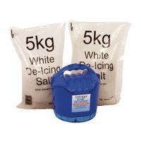 Handheld Salt Shaker and 2xBags of White Salt 5kg 389106