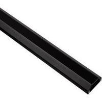 Hama Aluminium Cable Duct, black Hama Alu-Kabelkanal 110/5/2, 6cm