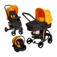 Hauck Miami 4 S Trio Set Caviar/Orange