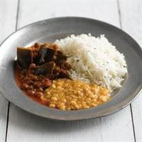 Halal Aubergine Kala Chana