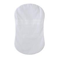 halo basinest cotton fitted sheet in white