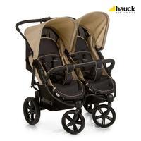 Hauck Roadster Duo SLX Double Pushchair in Caviar and Almond