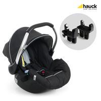 hauck zero plus comfort with duett adapter in black