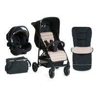 hauck rapid 4 plus shop n drive set in caviar and beige