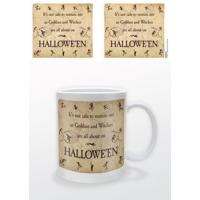 halloween goblins witches ceramic mug