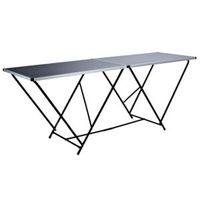 Harris Black Foldable Trestle Table (H)50mm (W)610mm (L)1m