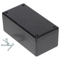 hammond 1594dsbk heavy duty gpabs enclosure 131 x 66 x 55mm black