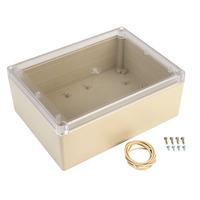 hammond rp1465c watertight abs enclosure 220 x 165 x 85 clear lid grey