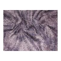 Hairy Eyelash Knitted Fur Effect Dress Fabric Purple/Lilac