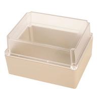 hammond rp1385c watertight abs enclosure 186 x 146 x 110 clear lid