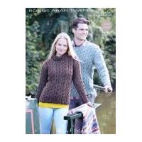 Hayfield Family Sweaters Bonus Knitting Pattern 9694 Aran