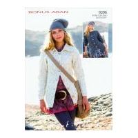 Hayfield Ladies Jackets Bonus Knitting Pattern 9396 Aran