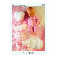 Hayfield Doll Clothes Bonus Knitting Pattern 3072 DK