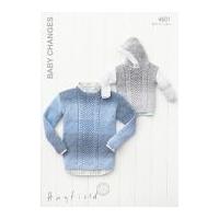 hayfield baby sweaters baby changes knitting pattern 4601 dk