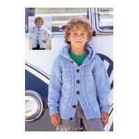 hayfield boys cardigans bonus knitting pattern 2355 aran