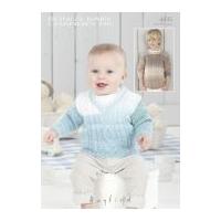 Hayfield Baby Sweaters Baby Changes Knitting Pattern 4495 DK