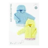 hayfield baby hoodie jacket crochet pattern 4417 dk