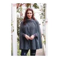 hayfield ladies cape bonus knitting pattern 7372 aran