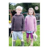 Hayfield Childrens Raglan Sweaters Bonus Knitting Pattern 2377 Aran