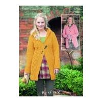 Hayfield Ladies Coats Bonus Knitting Pattern 9794 Aran