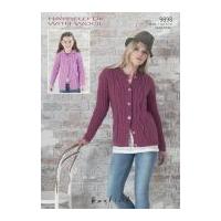 Hayfield Ladies & Girls Cardigans With Wool Knitting Pattern 9898 DK