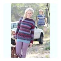 Hayfield Ladies Sweater & Top Colour Rich Knitting Pattern 7299 Chunky