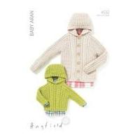 hayfield baby sweater jacket knitting pattern 4532 aran