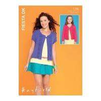 Hayfield Ladies & Girls Cardigans Fiesta Knitting Pattern 7286 DK