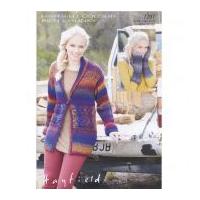 Hayfield Ladies Jacket & Mittens Colour Rich Knitting Pattern 7297 Chunky