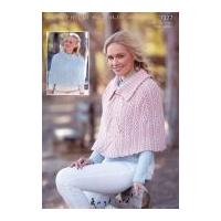 Hayfield Ladies Capes Bonus Knitting Pattern 7377 Aran