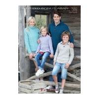 Hayfield Family Sweaters Bonus Knitting Pattern 7252 Aran