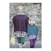 Hayfield Ladies & Girls Ponchos Bonus Knitting Pattern 7141 Aran