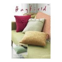 Hayfield Home Cushions Knitting Pattern 7803 Aran
