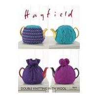 Hayfield Home Tea Cosies With Wool Knitting Pattern 7814 DK