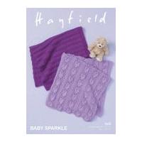 Hayfield Baby Blankets Baby Sparkle Knitting Pattern 4658 DK
