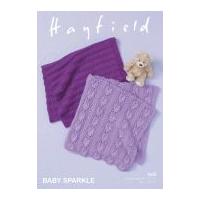 hayfield baby blankets baby sparkle knitting pattern 4658 dk