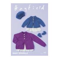 hayfield baby cardigans beret shoes crochet pattern 4659 dk