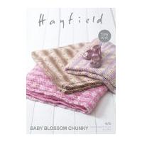 Hayfield Baby Blankets Blossom Knitting Pattern 4676 Chunky