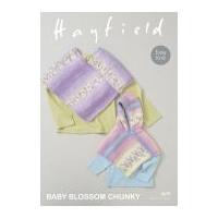 Hayfield Baby Ponchos Blossom Knitting Pattern 4679 Chunky