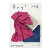 hayfield baby blankets knitting pattern 4684 chunky