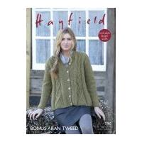 Hayfield Ladies Swing Coat Knitting Pattern 7795 Aran