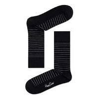 Happy Socks-Socks - Thin Stripe Socks - Black
