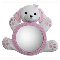 Happy Mummy Bear View Mirror Pink Puppy